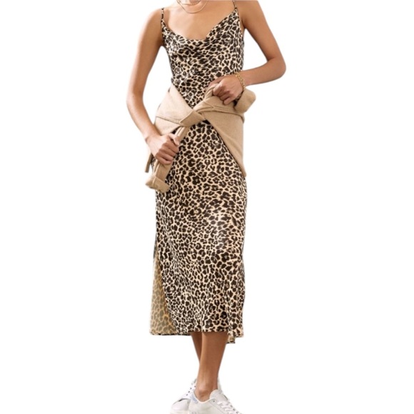 Anthropologie Leopard Print Dress - Picture 2 of 15